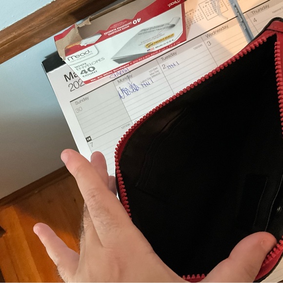 Coach Pouch bag black and red - Picture 6 of 6